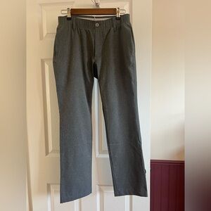 Men's Gray Under Armor Golf Pants
